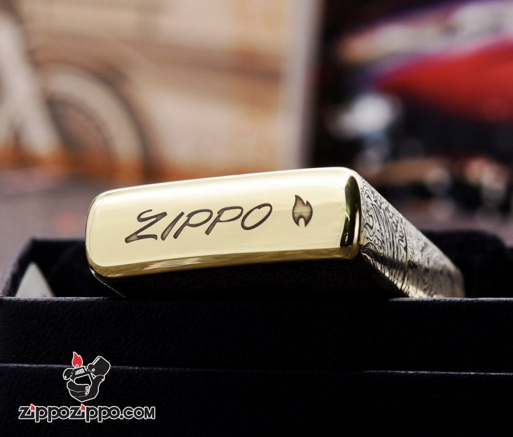 Bật Lửa Zippo Chính Hãng Phiên Bản Armor Chạm Khắc Chim Phượng Hoàng
