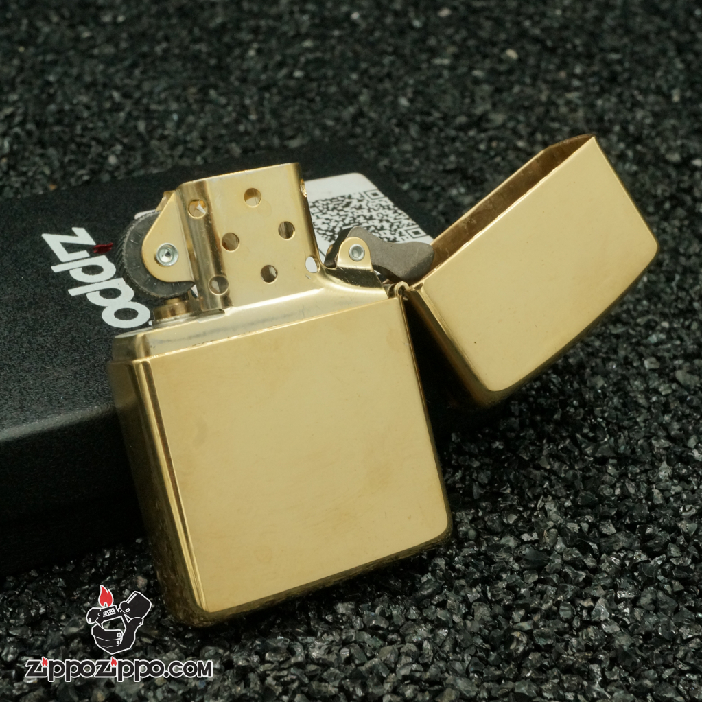 Zippo đồng nguyên chất khắc sâu bộ công an kính tặng bản armor