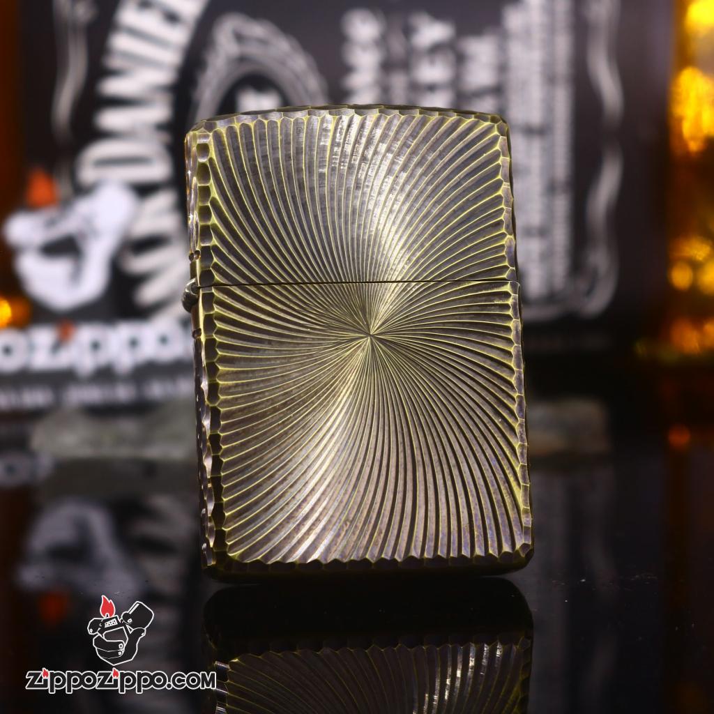 Genuine Zippo 3-dimensional engraving of Gold Plating Amor Ver 11