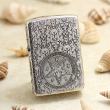 Bật Lửa Zippo Bạc Khối Cao Cấp Khắc Hình Lễ Quỷ Bản Vỏ Mỏng