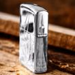 Bật Lửa Zippo Bạc Nguyên Khối Cao Cấp Hổ Và Móng Hổ Bản Vỏ Mỏng