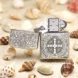 Bật Lửa Zippo Bạc nguyên khối Cao Cấp khắc hình  Nổi Constantine Phiên Bản Amor