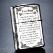 Bật Lửa Zippo Bạc Nguyên Khối Khắc  Codex Gigas Vỏ Dày Bản Armor