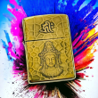 BẬT LỬA ZIPPO BẢN ĐỒNG TRƠN KHẮC HÌNH 3D QUAN THẾ ÂM BỒ TÁT SIÊU SẮC NÉT