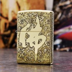 Bật Lửa Zippo Chất Liệu Đồng Chạm Khắc Đước Phật - Mã SP: ZPC1731-254