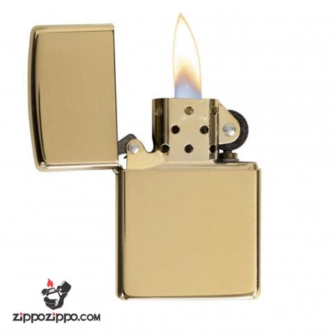 Bật Lửa Zippo Vàng Bóng Vỏ Dầy 169 - Zippo Armor High Polished Brass SKU 169