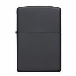 Bật Lửa Zippo Sơn Tĩnh Điện Màu Đen- SKU 218 – Zippo Black Matte