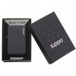 Bật Lửa Zippo Sơn Tĩnh Điện Màu Đen Logo Zippo- Sku 218ZL – Zippo Black Matte with Zippo Logo