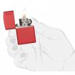 Bật Lửa Zippo Sơn Màu Đỏ - Logo Zippo SKU 233ZL – Zippo Red Matte With Logo