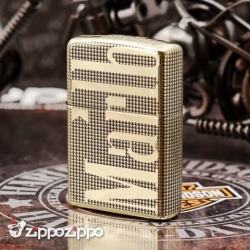 Bật Lửa Zippo Màu Đồng Khắc Logo Marlboro Bản Armor - Mã SP: ZPC1629-169
