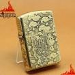 Zippo Chính Hãng Đồng Khắc Tỳ Hưu Cưỡi Mây Vỏ Dày Armor
