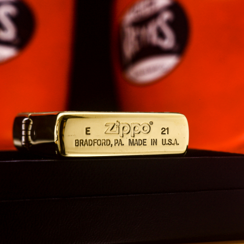 Zippo Chính Hãng Đồng Khối Khắc Logo Harley Davidson - Mẫu 2