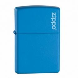 Bật Lửa Zippo Sơn Màu Xanh Việt Quất - Logo Zippo SKU 21124ZL – Zippo Blueberry Matte with Logo - Mã SP: ZPC1284
